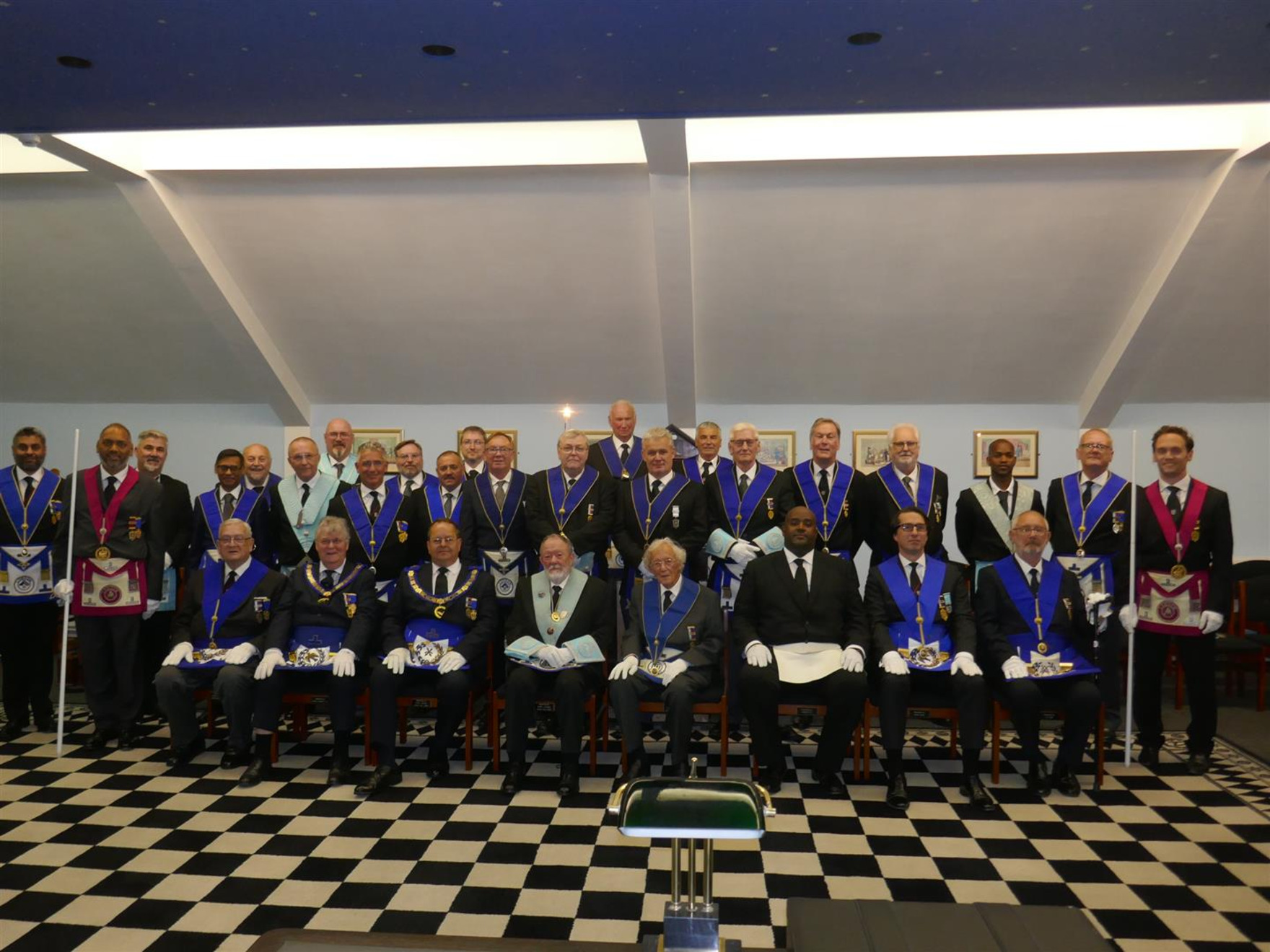 Thames River Lodge No 5764 hosts initiation and 60th Certificate